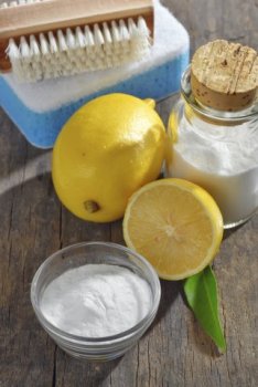 Household ingredients for making DIY cleaning products